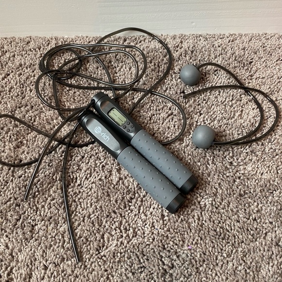 Te-Rich counting weighted handle jump rope - Picture 1 of 2